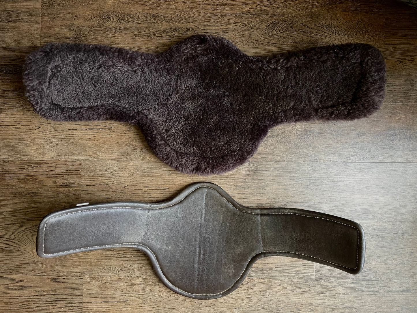 Sangle Courte en mouton et cuir gr.70cm