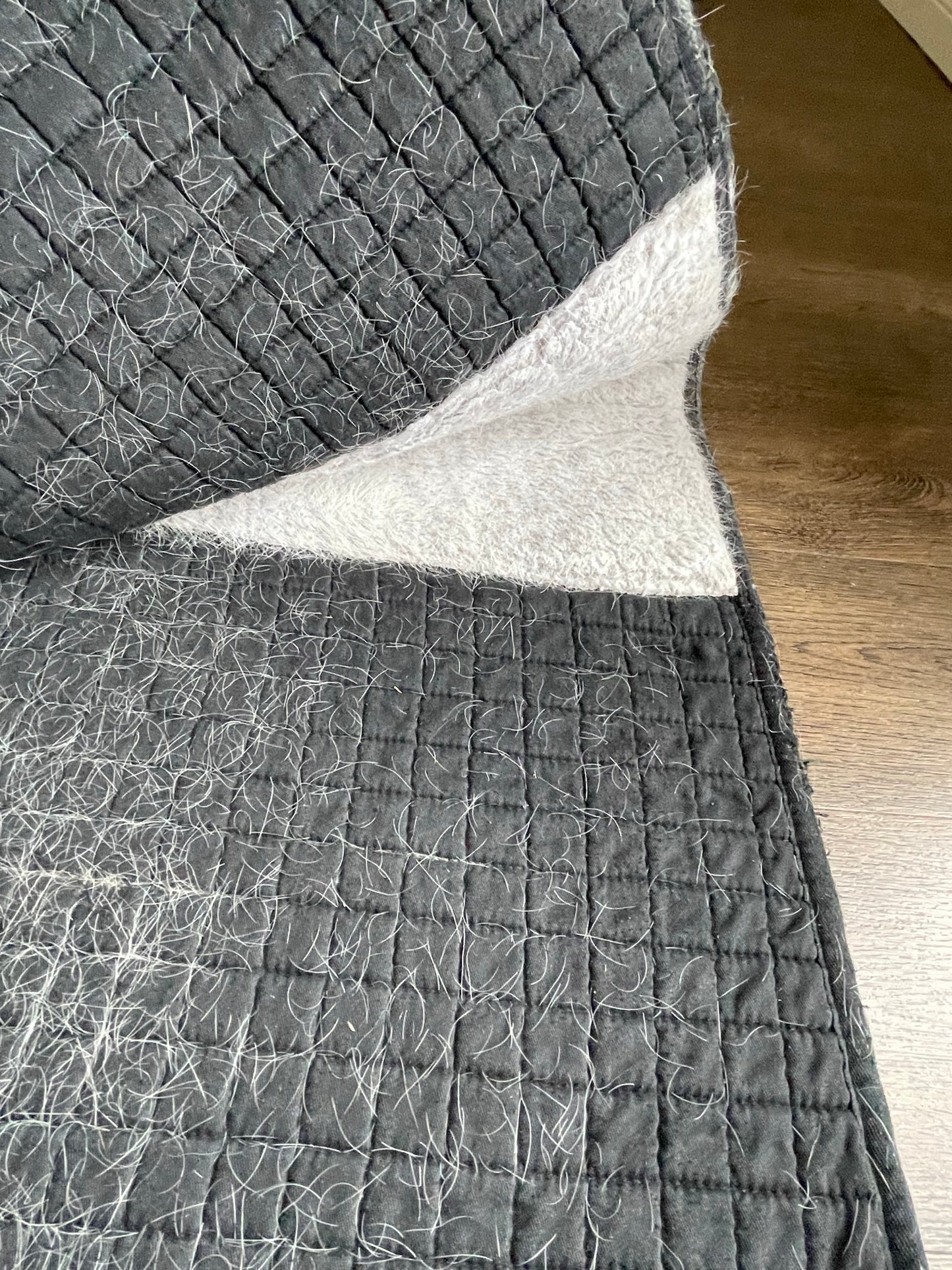 Tapis dressage noir/mouton