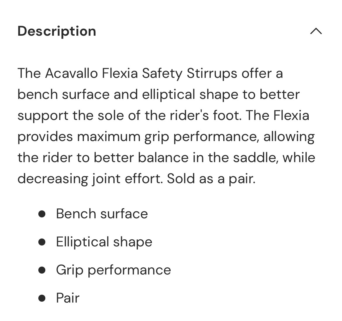 Étriers Acavallo Flexia