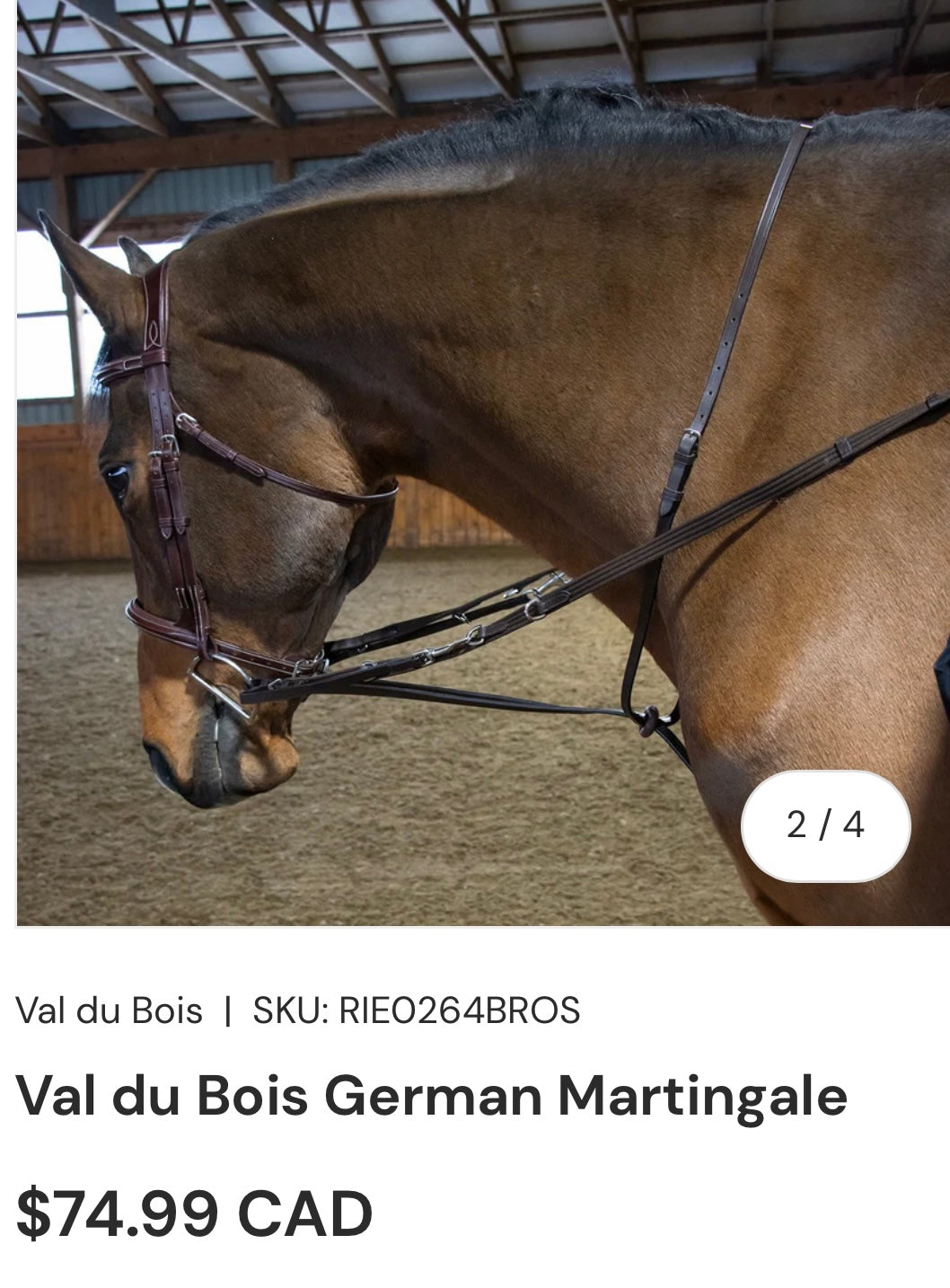 Martingale et rênes olympiques gr. Full