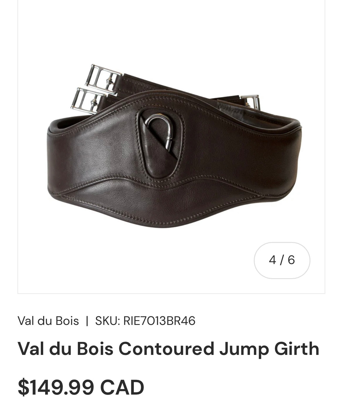 Sangle sauteur VDB ergonomique gr. 52po