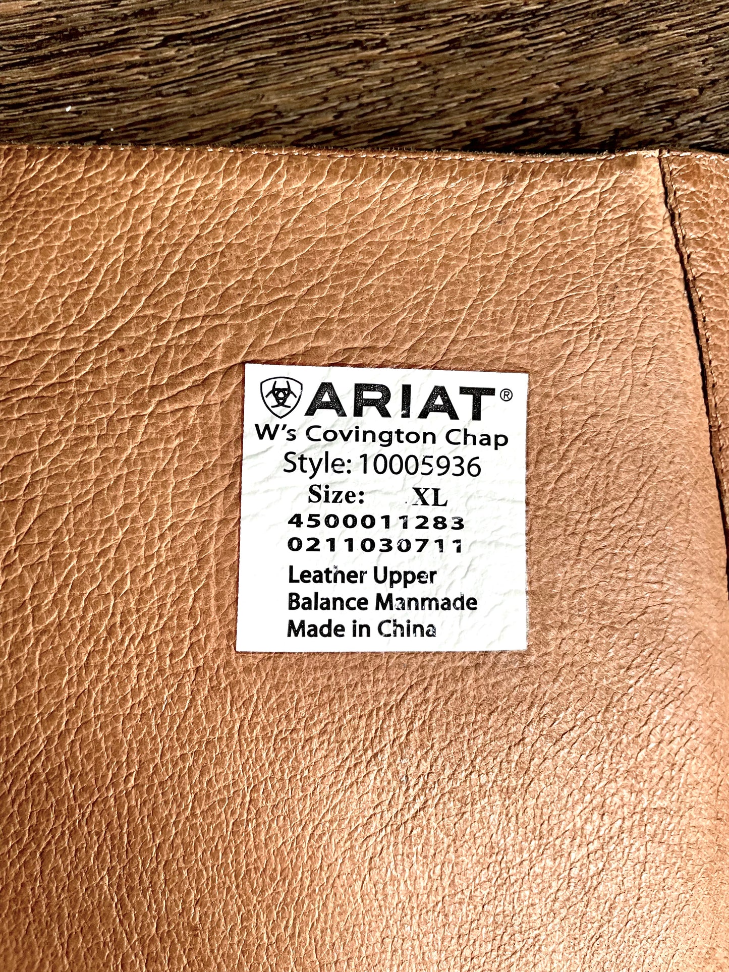 Half chaps Ariat gr. XL