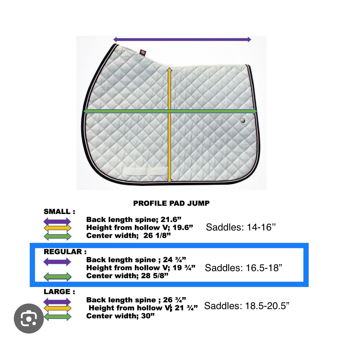 Tapis half pad Ogilvy sauteur