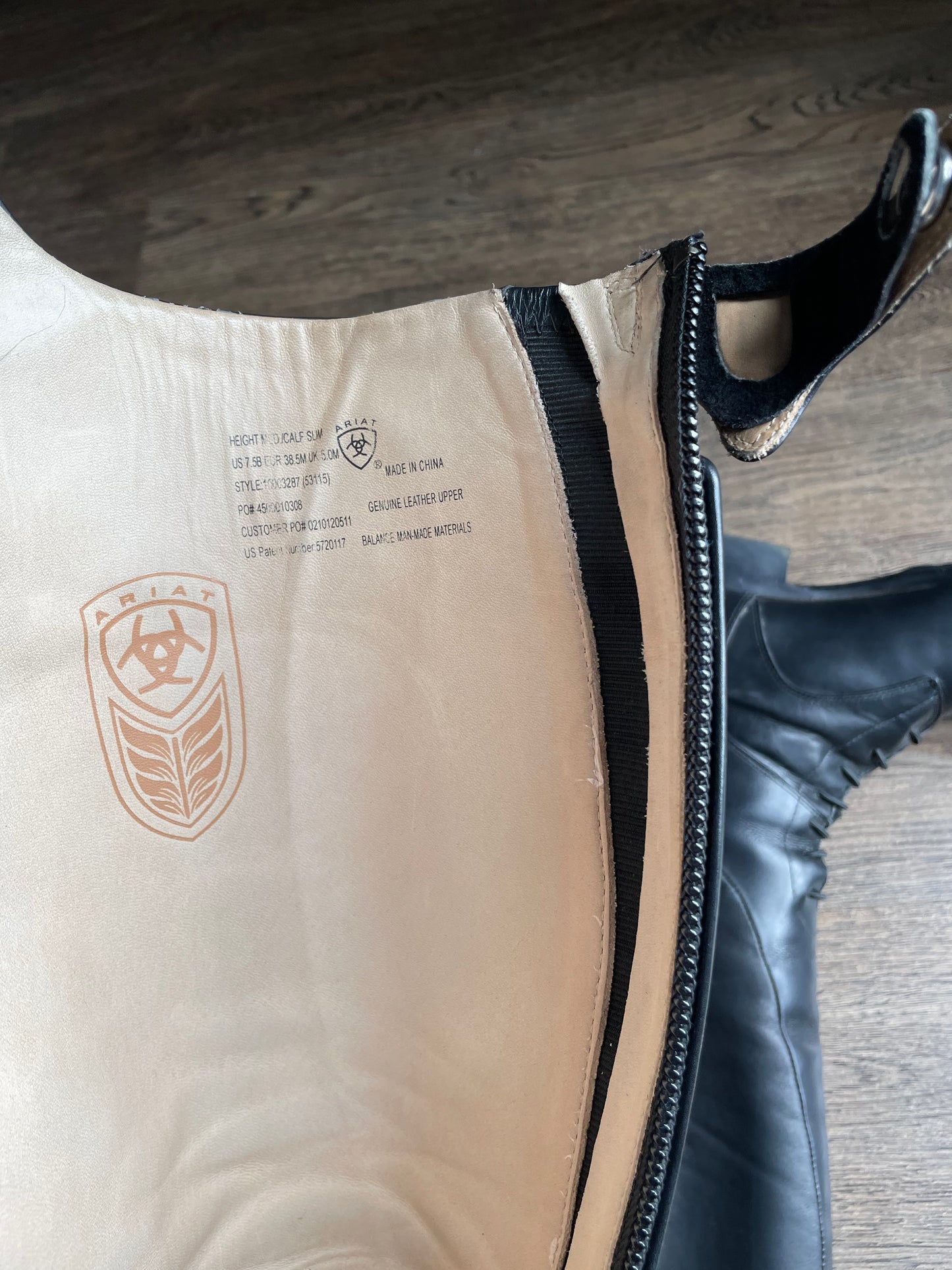 Bottes Ariat Monaco field zip gr. 7.5 US