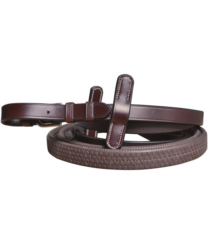 Rênes cuir et caoutchouc Kris 16mm