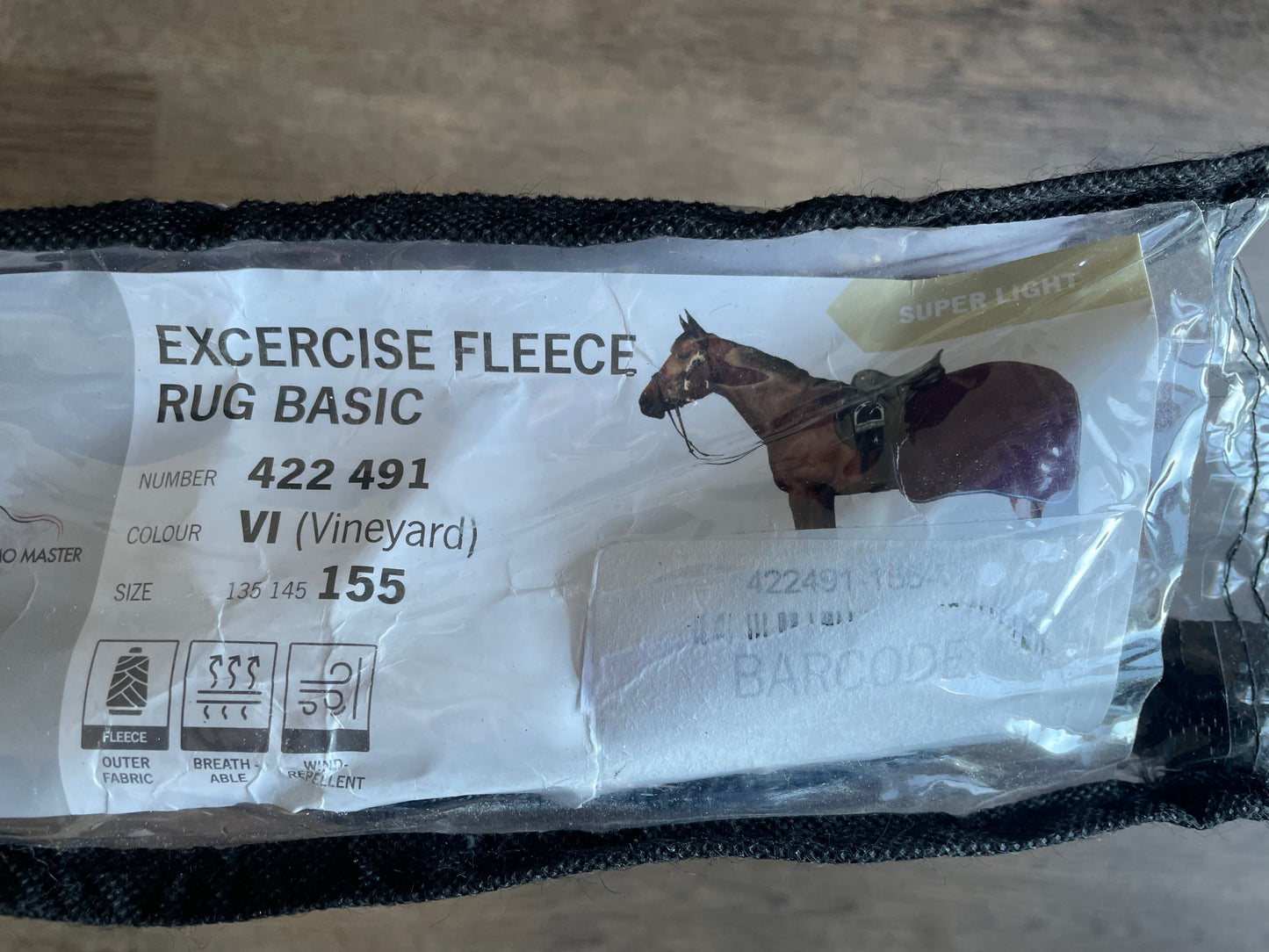 Couvre-reins gr. 155cm (equivalent 81 po)