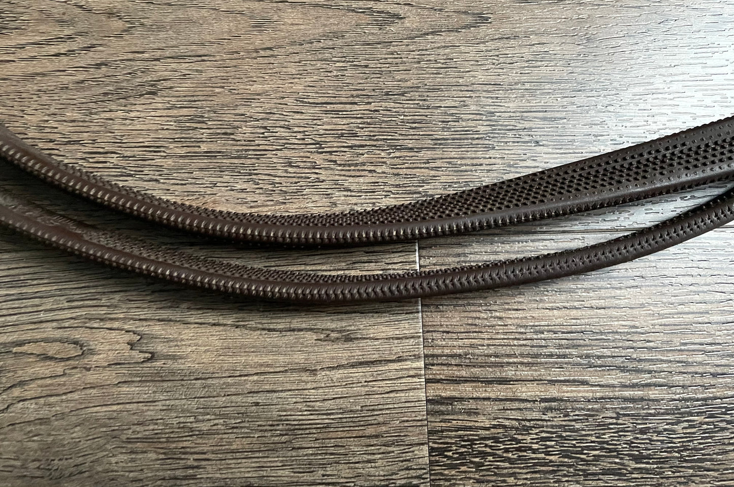 Rênes cuir/caoutchouc Kris 16mm