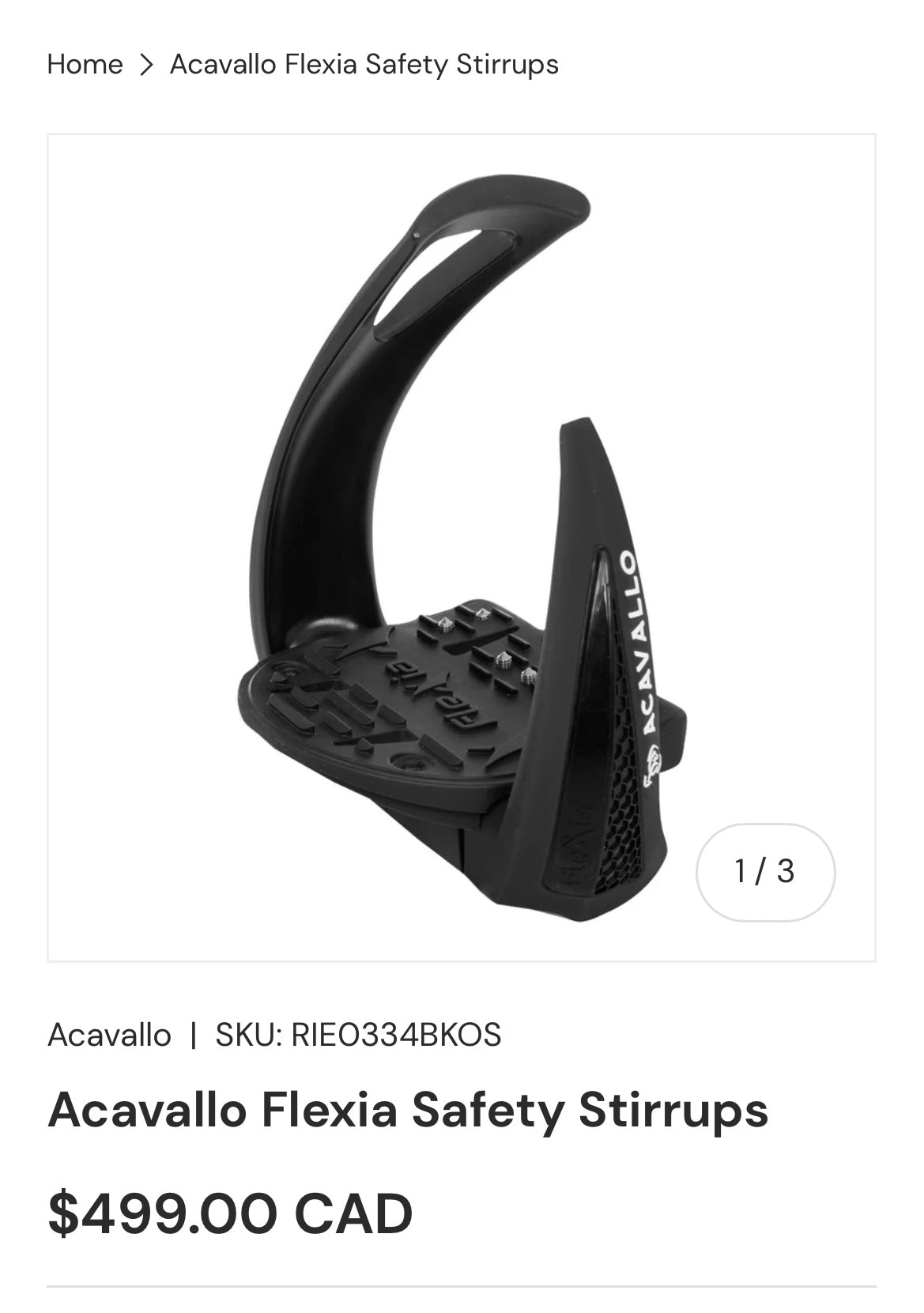 Étriers Acavallo Flexia