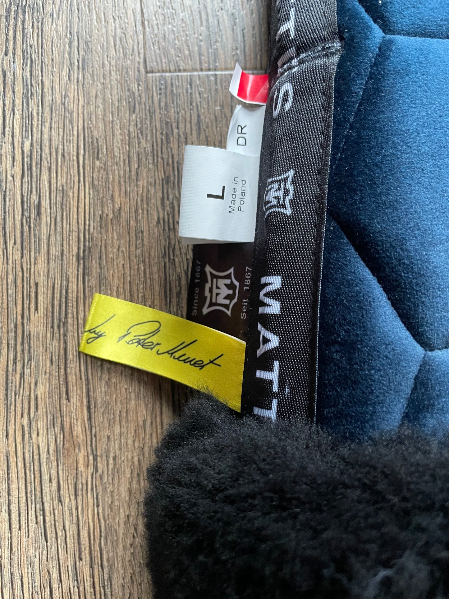 Tapis MATTES dressage (marine+noir)