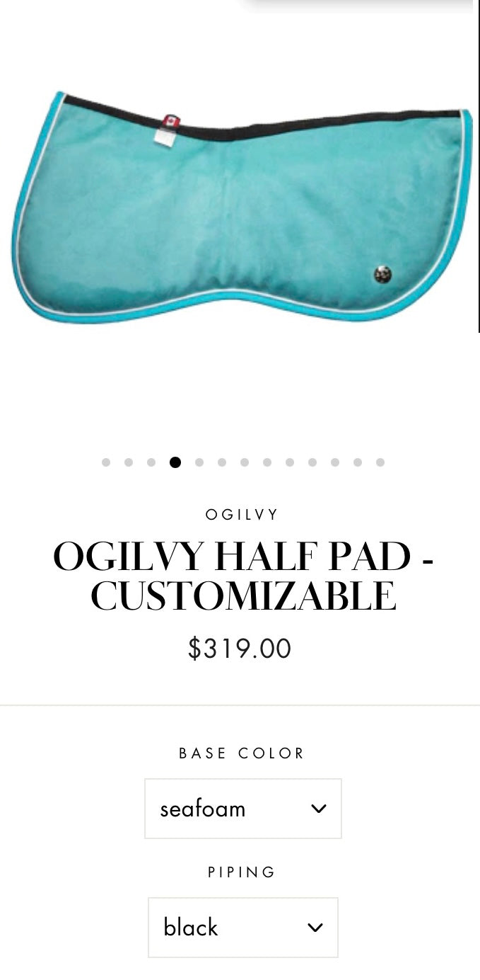 Tapis half pad Ogilvy sauteur