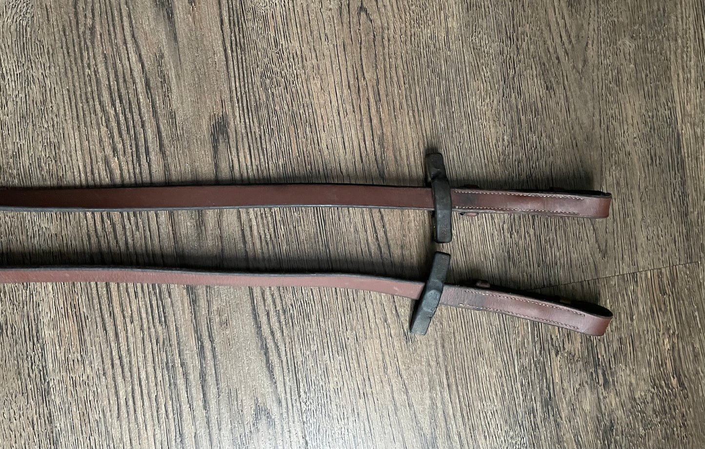 Rênes cuir/caoutchouc Kris 16mm