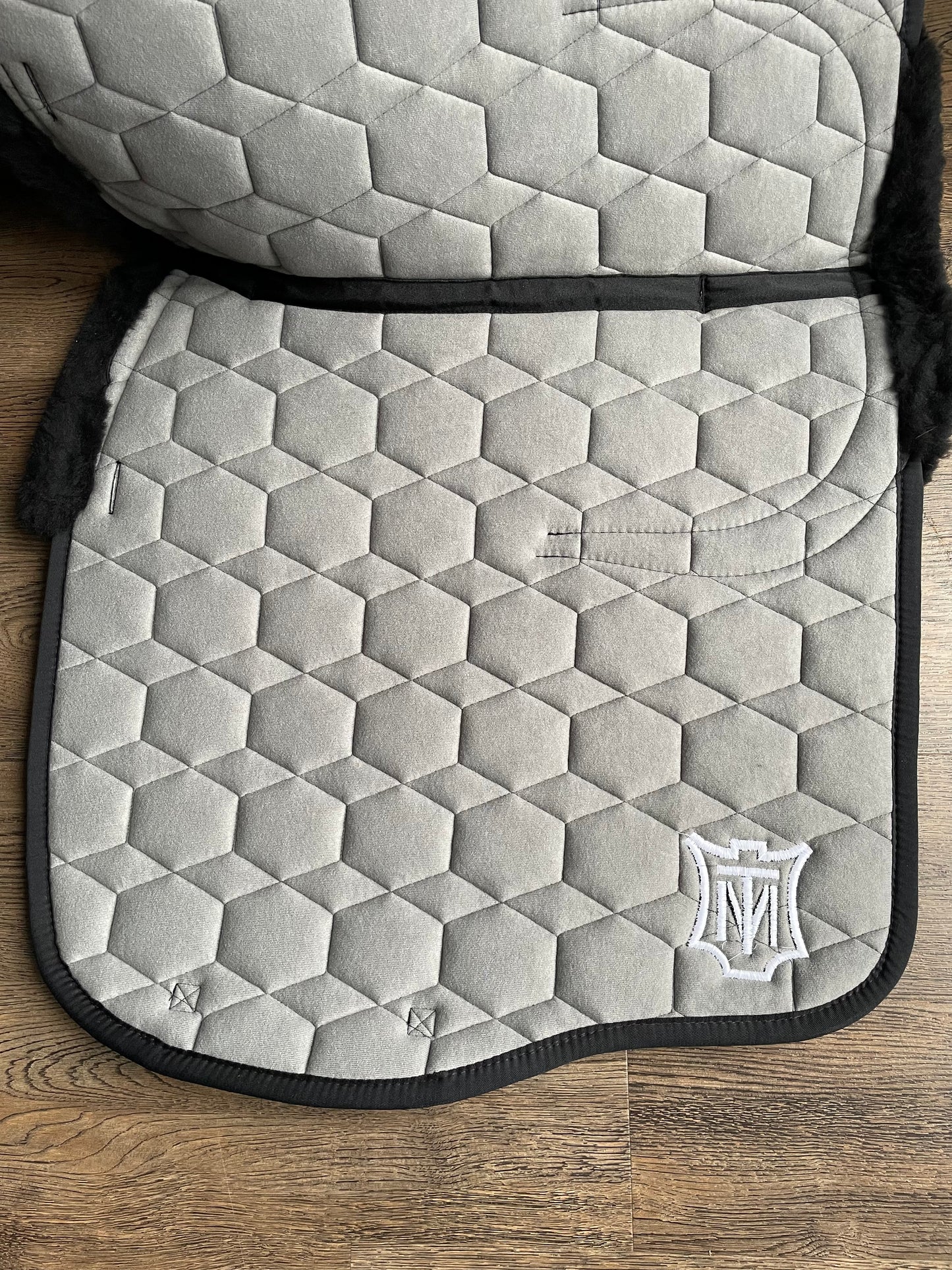 Tapis MATTES dressage (marine+noir)