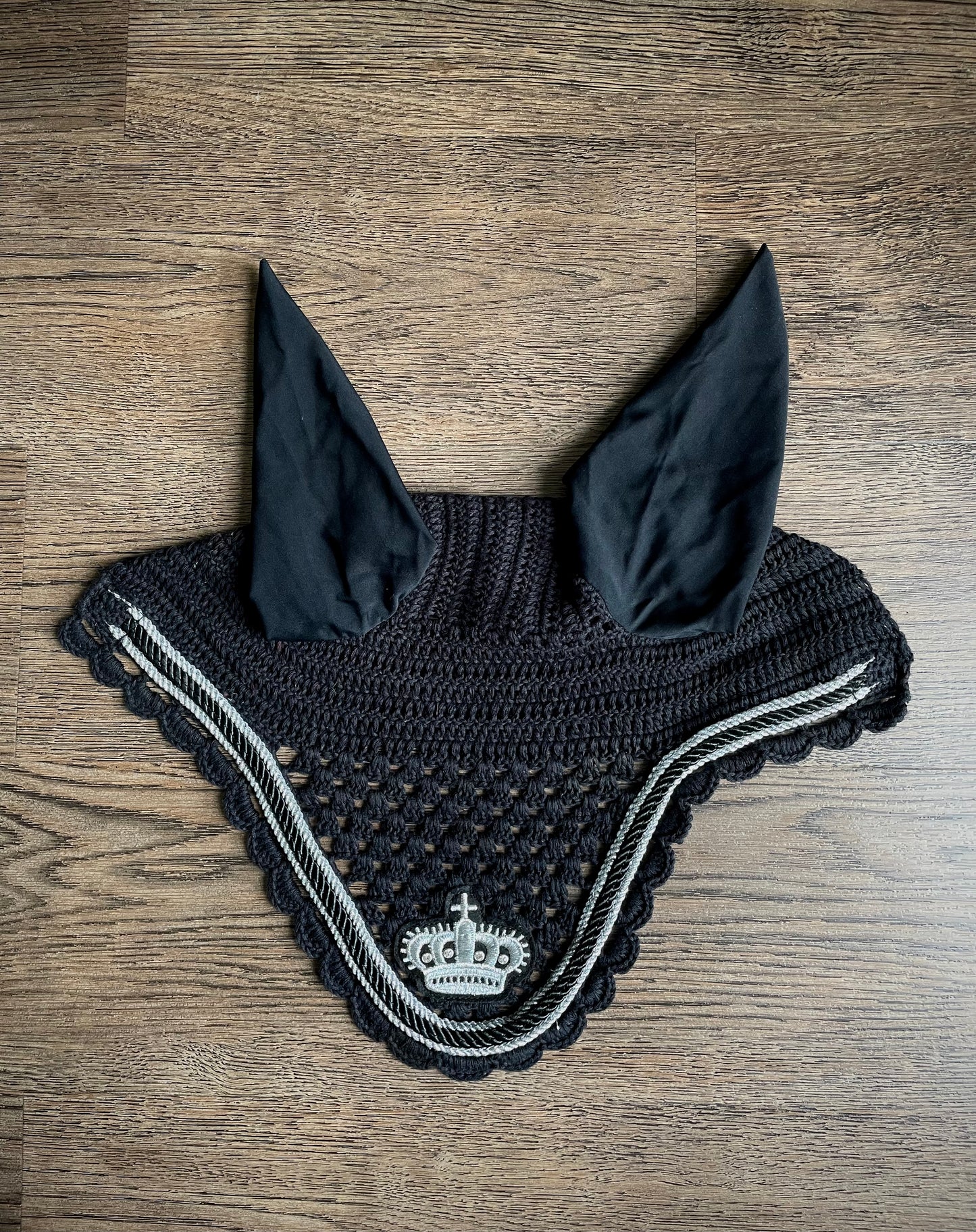 Bonnet noir et argent DIAMANTE gr. Full