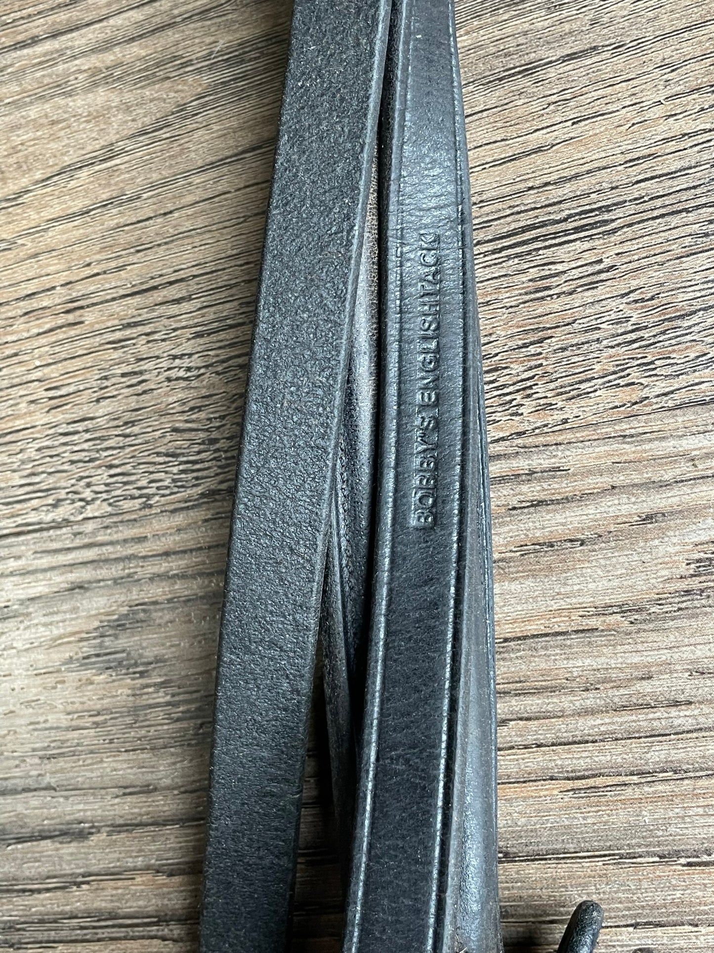 Rênes dressage noires