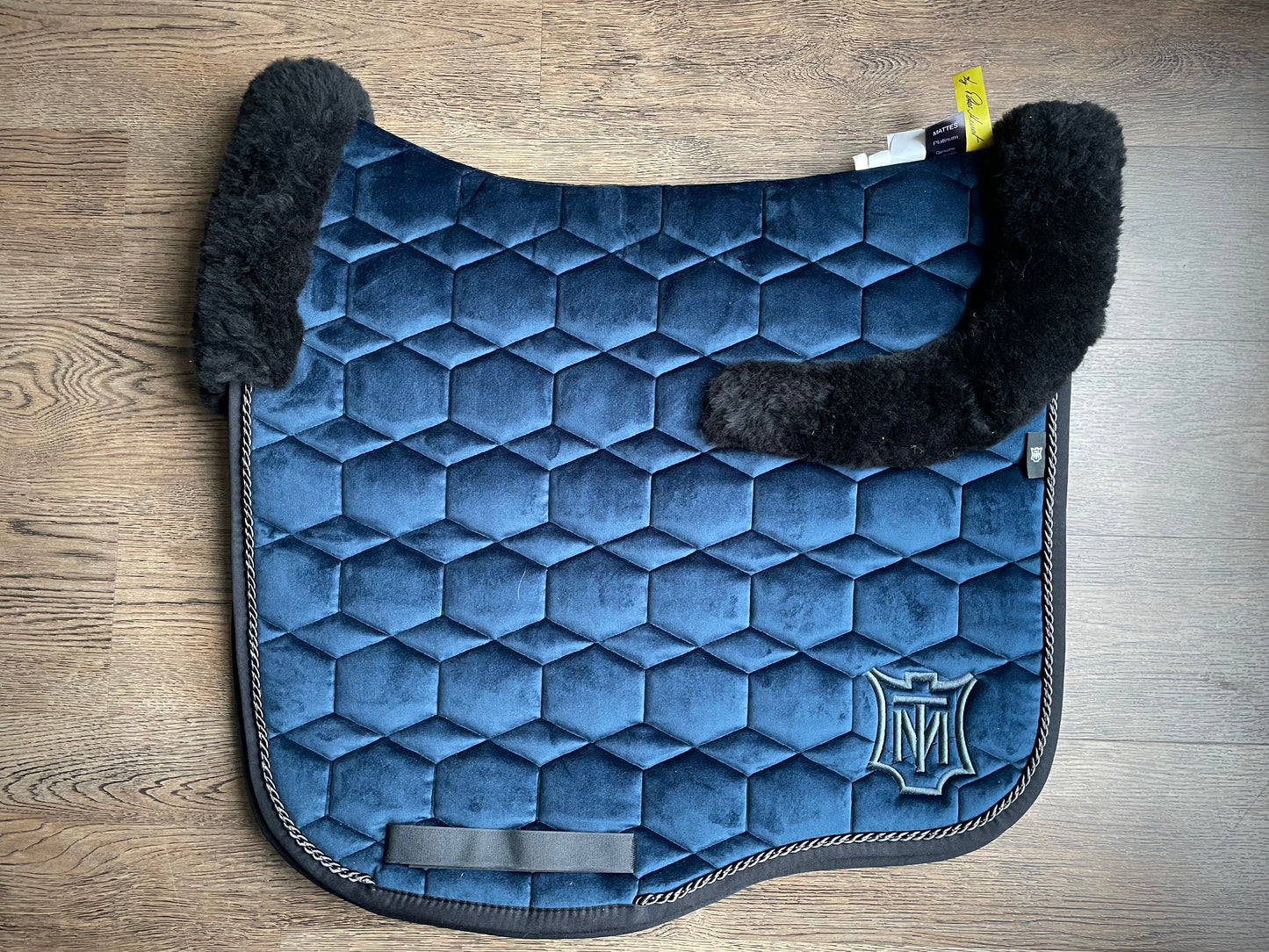 Tapis MATTES dressage (marine+noir)