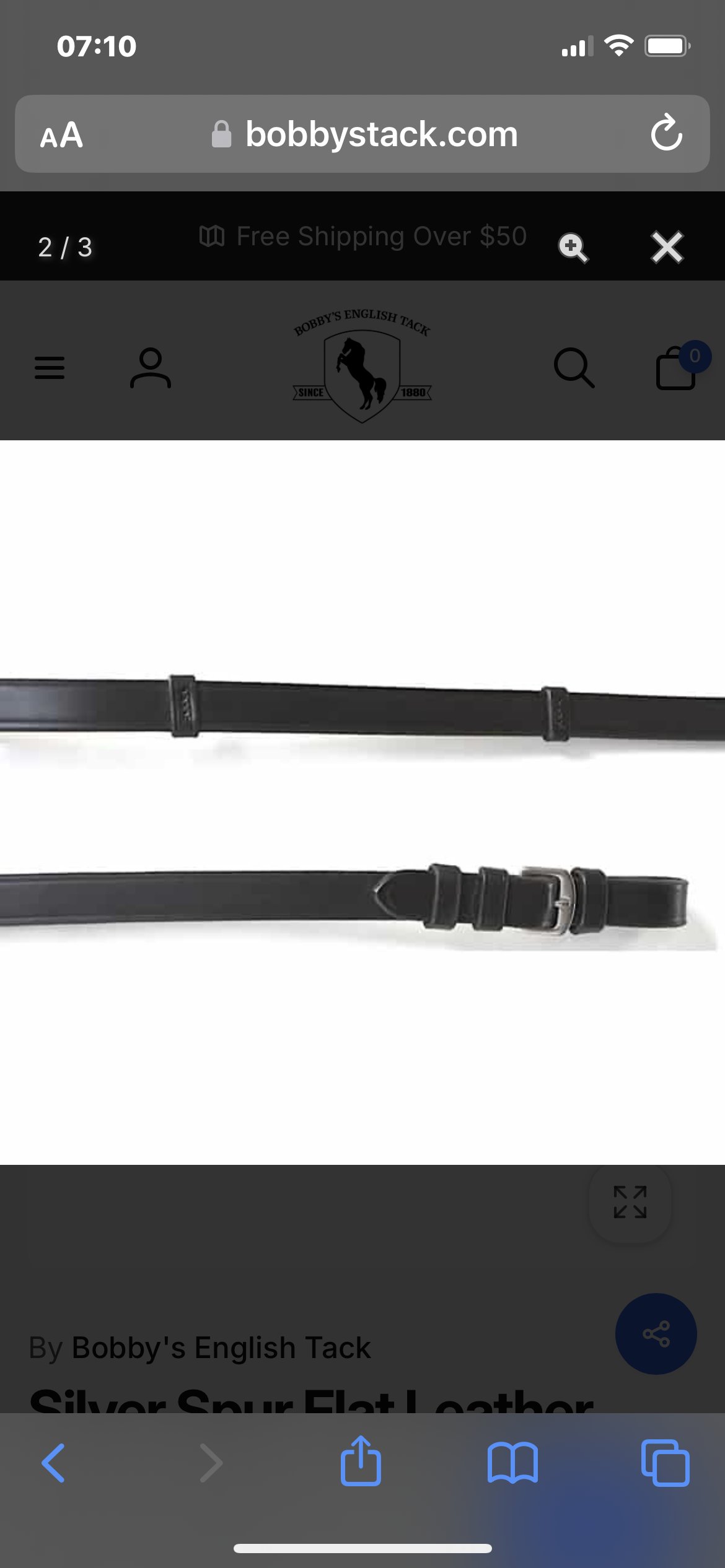 Rênes dressage Bobby’s Tack