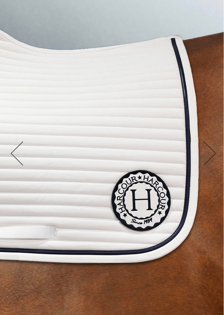 Tapis dressage Harcour blanc