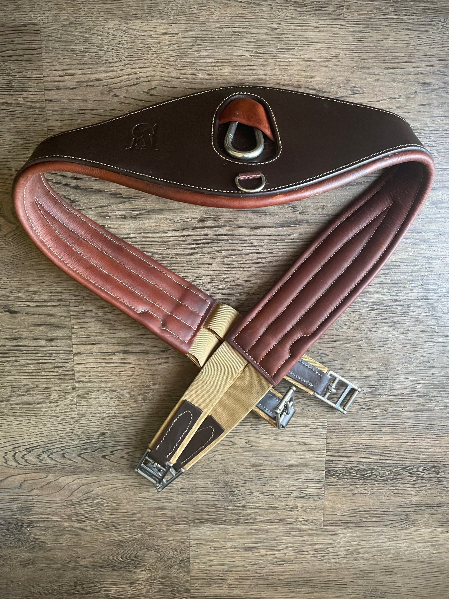 Sangle ergonomique en cuir gr. 56"