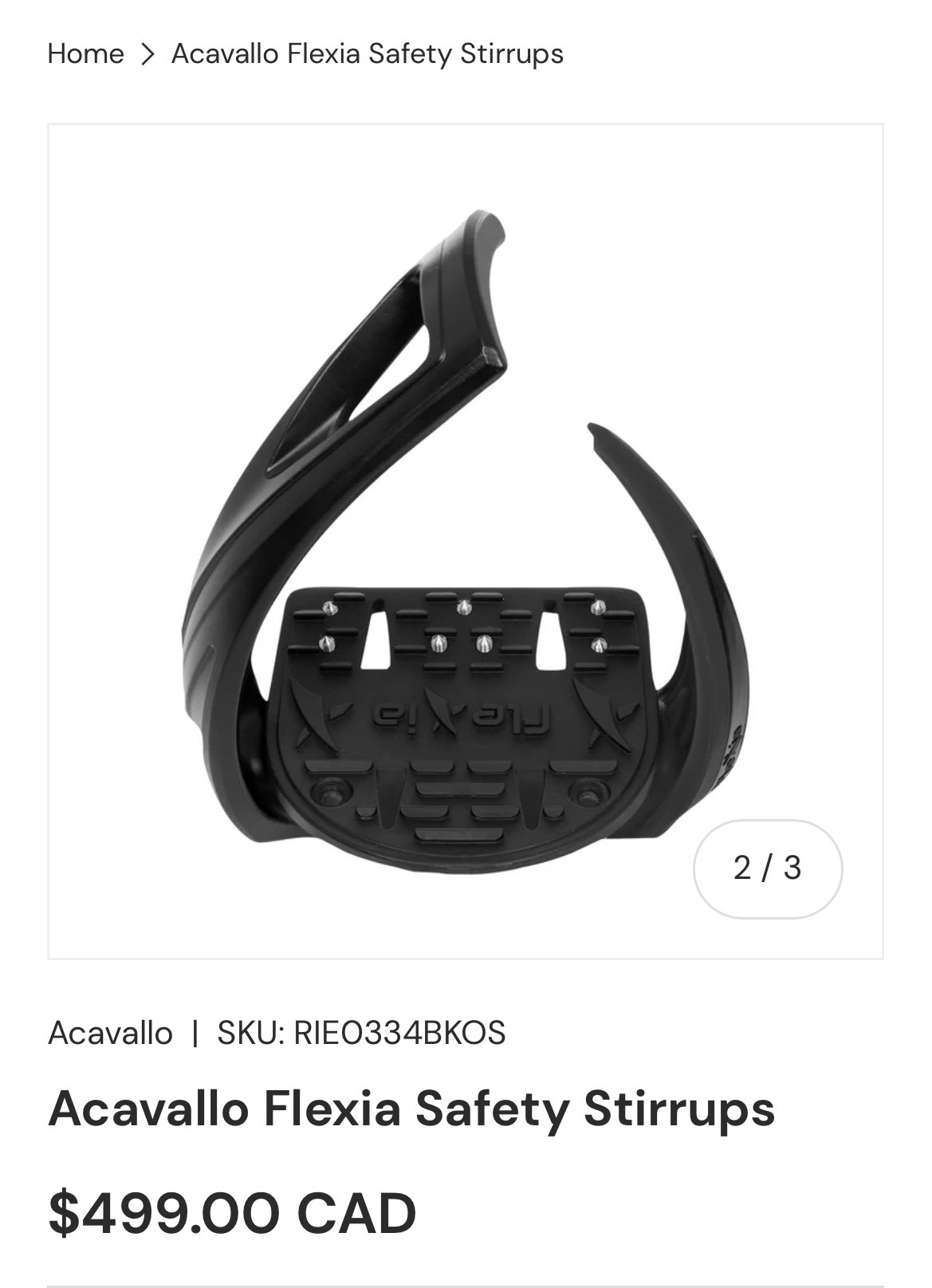 Étriers Acavallo Flexia