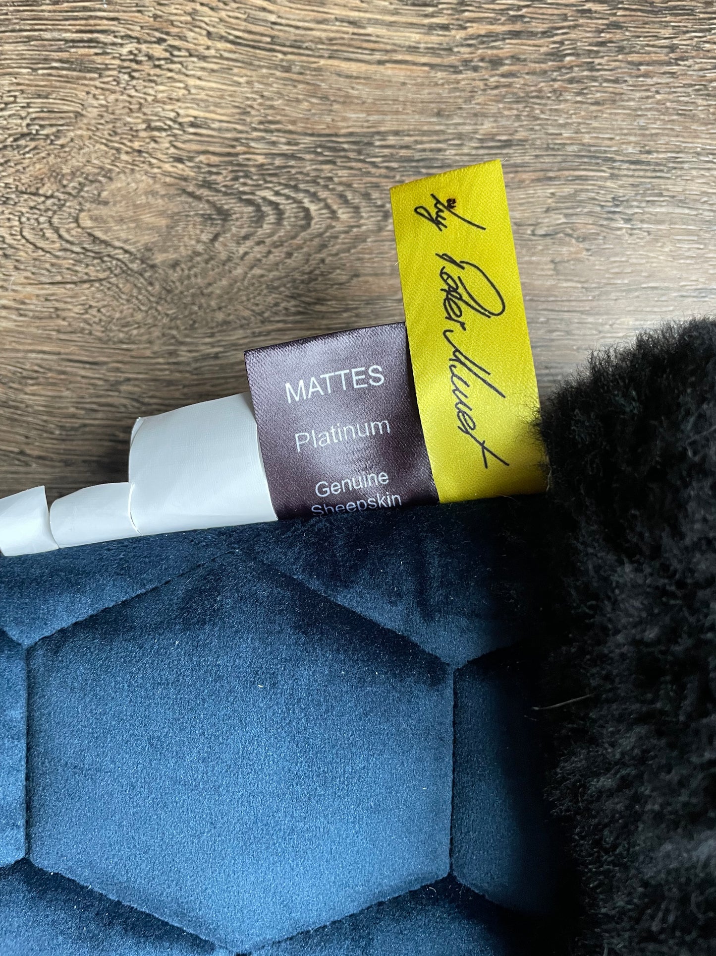 Tapis MATTES dressage (marine+noir)