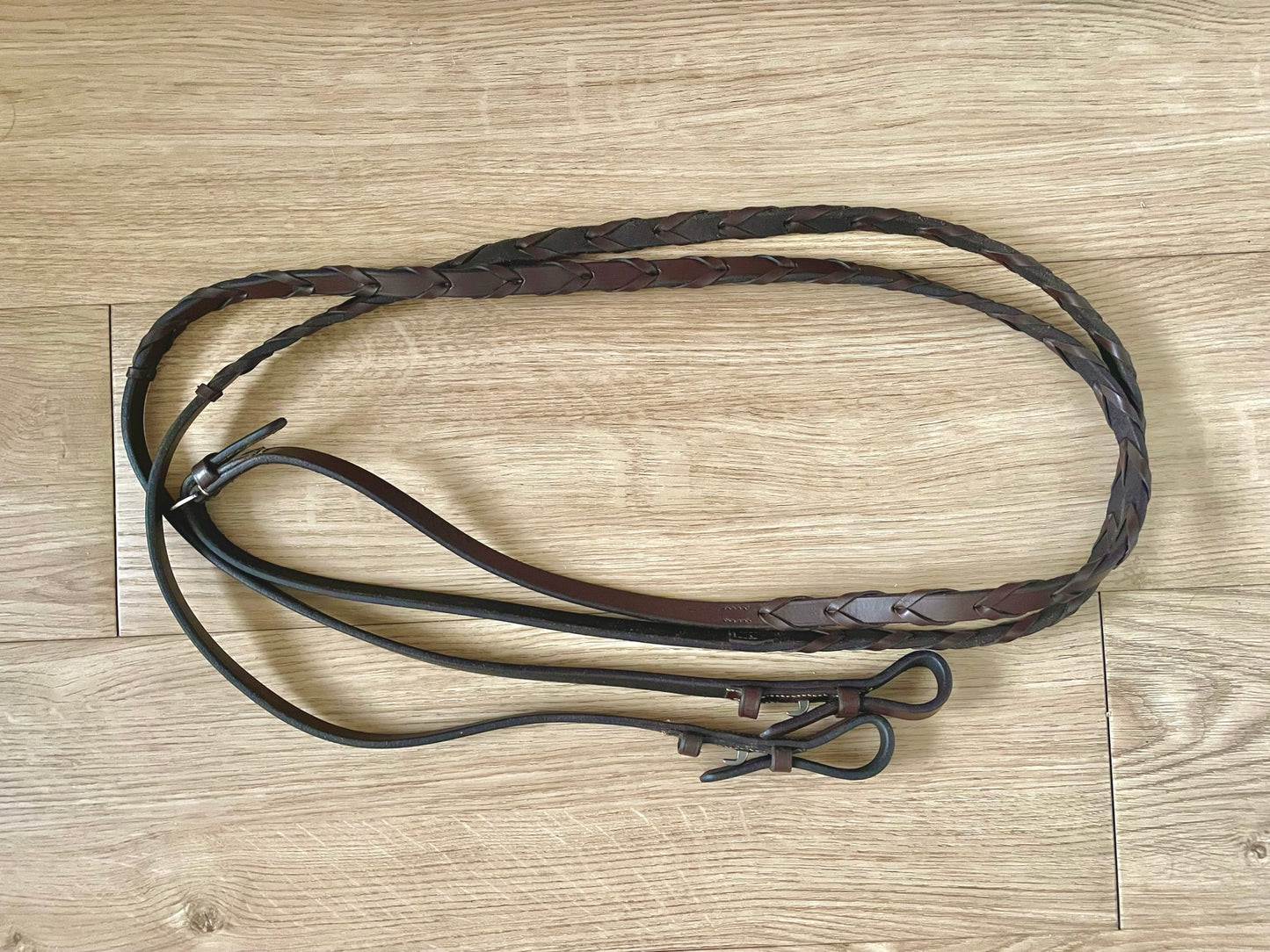 Rênes tressées en cuir *NEUVES*