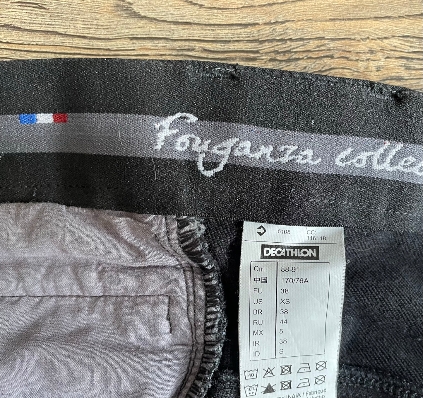 Pantalon d’équitation noir gr. XS