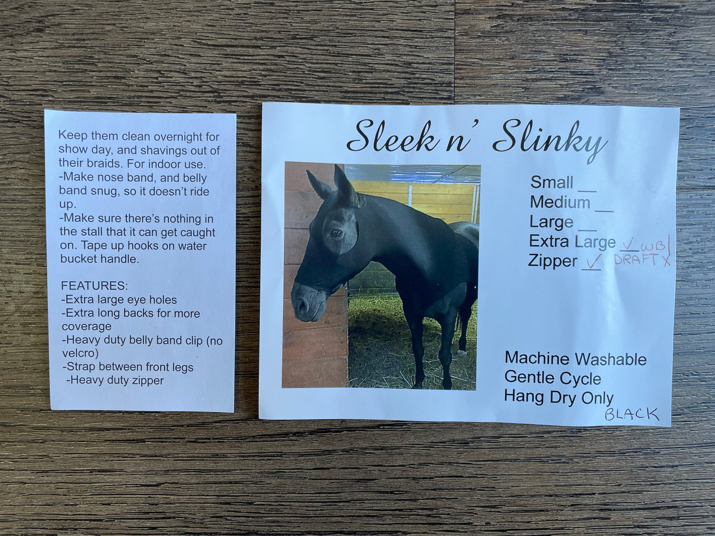 Slinky Noir gr. WB (NEUF)