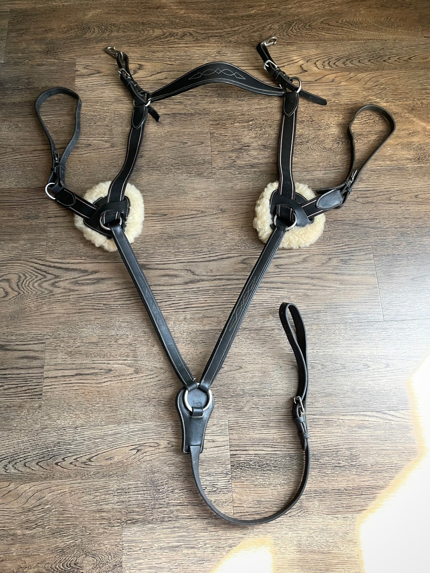 Collier 5 points noir gr. Full
