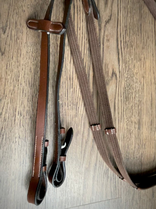 Rênes cuir et nylon