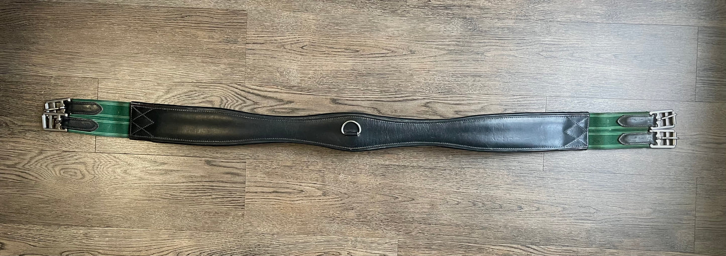 Sangle en cuir noir gr. 50po
