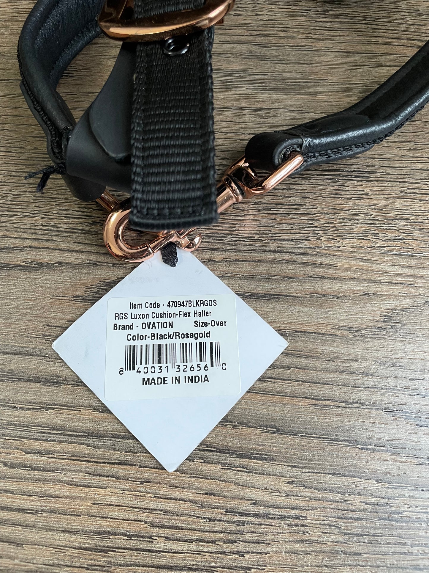 Licou Ovation Luxor Noir/Rose gold (WB)