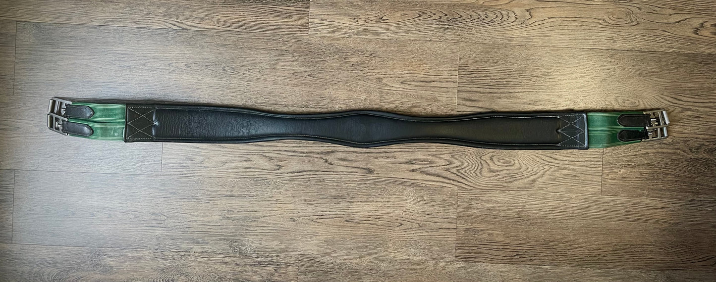 Sangle en cuir noir gr. 50po