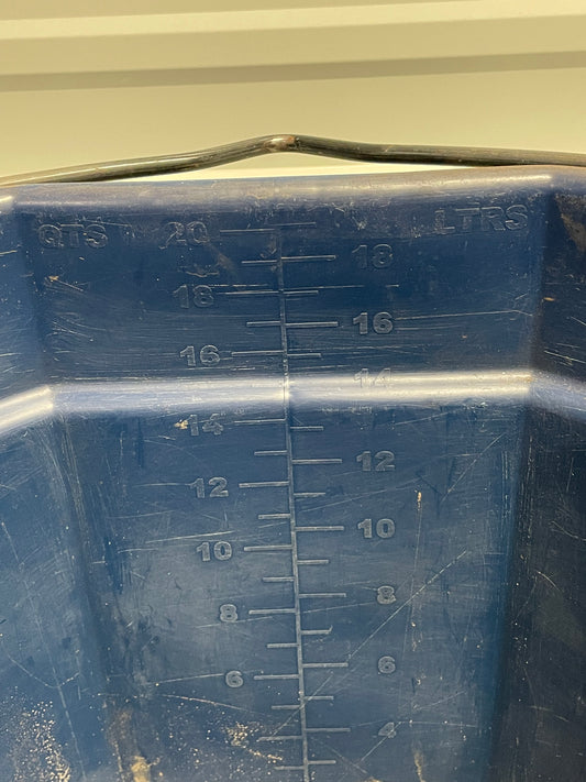 Chaudière 20L bleue